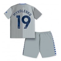 Maglie da calcio Everton Vitaliy Mykolenko #19 Terza Maglia Bambino 2023-24 Manica Corta (+ Pantaloni corti)